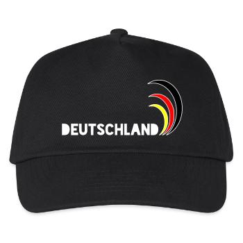Deutschland - Kinder Basecap - Schwarz - Vorne