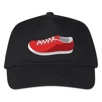 Shoe Rendering - Kids’ Baseball Cap - black - Front