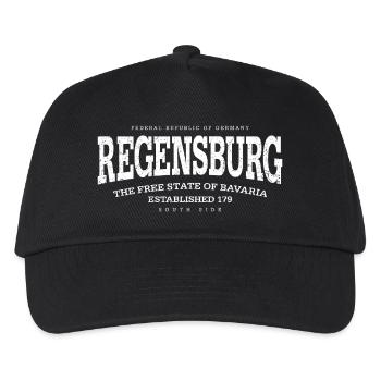 Regensburg (white oldstyle Edt. '13) - Kids’ Baseball Cap - black - Front