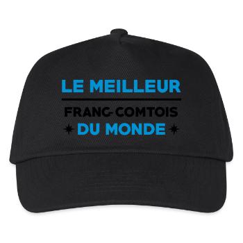 Franche-comté / Franc-Comtois / Franc-Comtoise - Casquette de baseball Enfant - noir - Devant