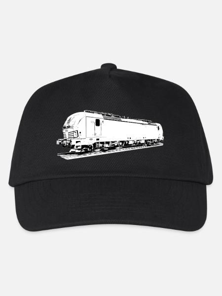 Electric locomotive - Kids’ Baseball Cap - black