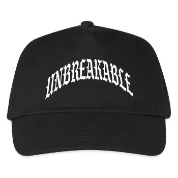 incassable imparable indomptable gymnase illégal - Casquette de baseball Enfant - noir - Devant