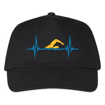 Puls Sport Swimmers - Kids’ Baseball Cap - black - Front