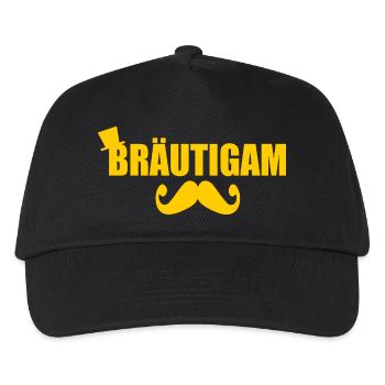 bräutigam - Kinder Basecap - Schwarz - Vorne