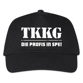 TKKG Die Profis In Spe! - Kinder Basecap - Schwarz - Vorne