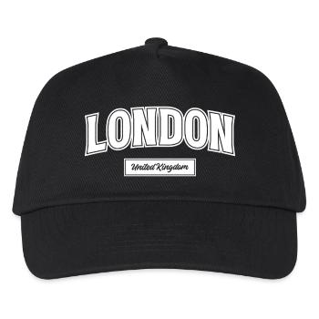 London Uk England - Kinder Basecap - Schwarz - Vorne