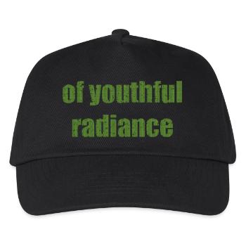 of youthful radiance - Kids’ Baseball Cap - black - Front