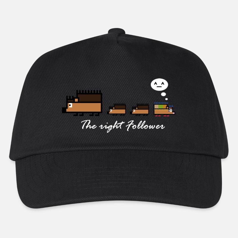 Igel-Follower - Kinder Basecap - Schwarz