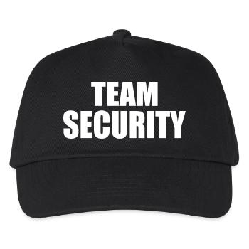 Team security - Kinder Basecap - Schwarz - Vorne