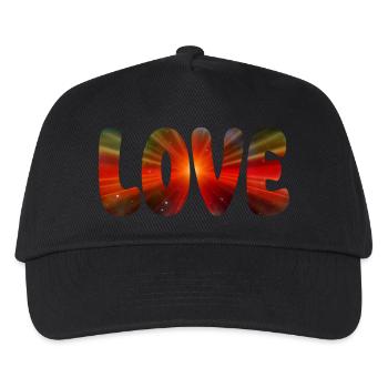 LOVE - Kinder Basecap - Schwarz - Vorne