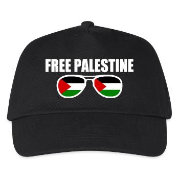 Free palestine - Kinder Basecap - Schwarz - Vorne