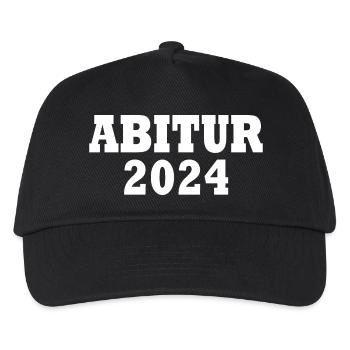 Abitur 2024 - Kinder Basecap - Schwarz - Vorne