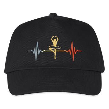 Vintage Ballet Dancer Heart Palpitations - Kids’ Baseball Cap - black - Front