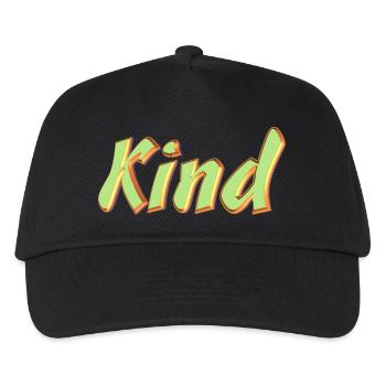 Kosename Papa 3D Style - Kinder Basecap - Schwarz - Vorne