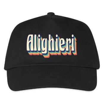 Alighieri Retro Vintage T-Shirt Gift T-Shirt - Kids’ Baseball Cap - black - Front