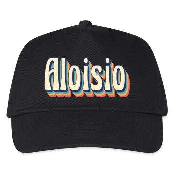 Vintage Retro Aloisio T-Shirt Gift T-Shirt - Kids’ Baseball Cap - black - Front