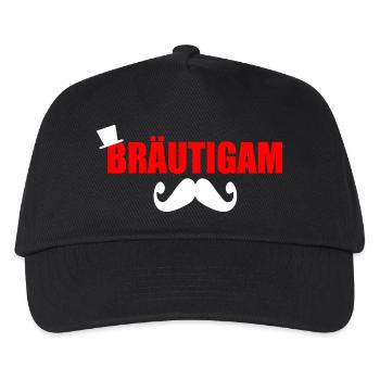 bräutigam - Kinder Basecap - Schwarz - Vorne