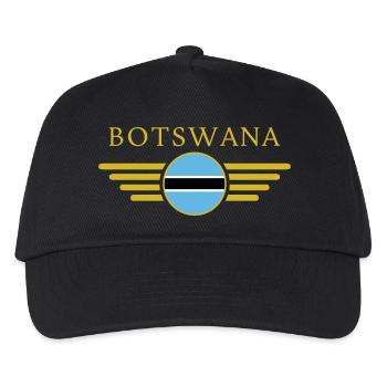 Ich liebe Botswana, Eleganz Stil Design T-Shirt - Kinder Basecap - Schwarz - Vorne