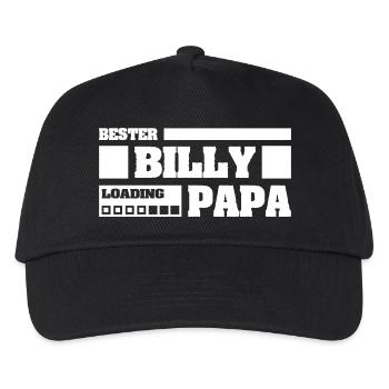 First name Billy - Kids’ Baseball Cap - black - Front