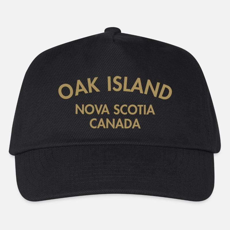 Oak Island Canada - Kinder Basecap - Schwarz