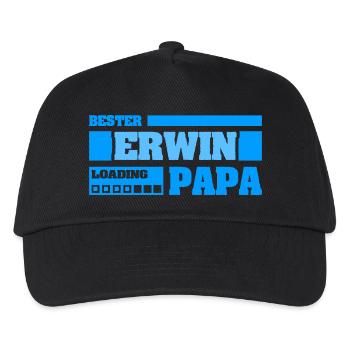 Erwin as a first name - Kids’ Baseball Cap - black - Front