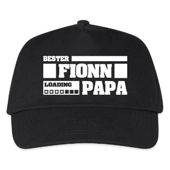 First name Fionn - Kids’ Baseball Cap - black - Front