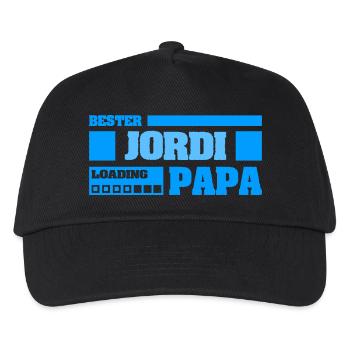First name Jordi - Kids’ Baseball Cap - black - Front