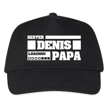 Denis as a first name - Kids’ Baseball Cap - black - Front