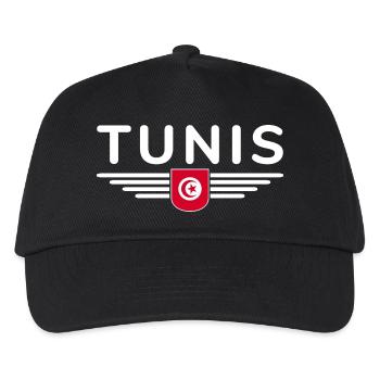Tunis Design – Pour les amoureux de la capitale - Casquette de baseball Enfant - noir - Devant