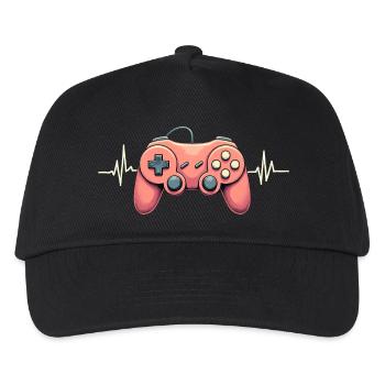 Anniversaire du joueur : Console Hero - Casquette de baseball Enfant - noir - Devant