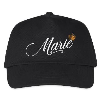 Marie Name für Frauen Kinder Kleinkinder - Marie Custom - Kinder Basecap - Schwarz - Vorne
