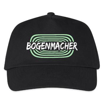 Arbeit Bogenmacher - Kinder Basecap - Schwarz - Vorne