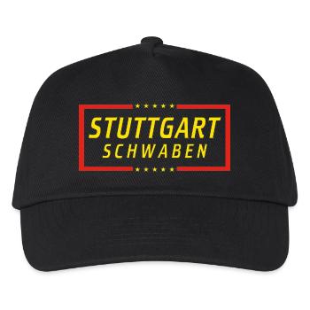 Stuttgart: Schwaben Stolz - Kinder Basecap - Schwarz - Vorne