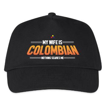 Colombia - Kids’ Baseball Cap - black - Front