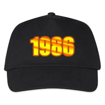 1986 - Kids’ Baseball Cap - black - Front