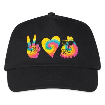 Chickens Hen - Kids’ Baseball Cap - black - Front