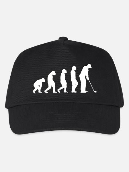 Golfspieler Evolution Golf - Kinder Basecap - Schwarz
