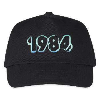 Eisblock 1984 - Kinder Basecap - Schwarz - Vorne