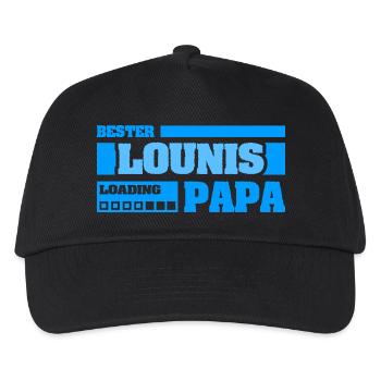 Lounis as a given name - Kids’ Baseball Cap - black - Front