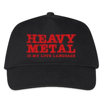 Heavy Metal is my Lovelanguage - Kids’ Baseball Cap - black - Front