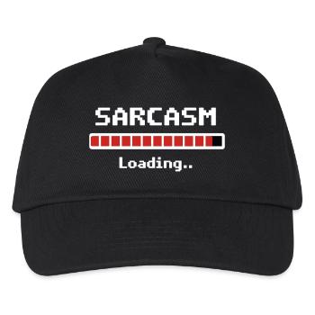 Sarcasm Loading Humor - Kids’ Baseball Cap - black - Front