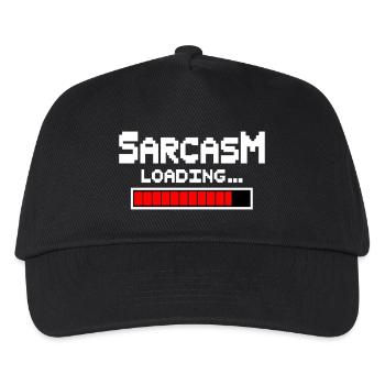 Sarcasm Loading Humor - Kids’ Baseball Cap - black - Front