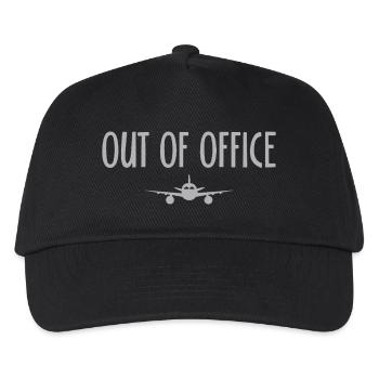 Hors du bureau avion vacances dictons dire - Casquette de baseball Enfant - noir - Devant