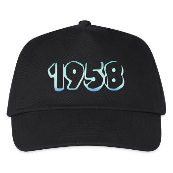 1958 - Kinder Basecap - Schwarz - Vorne