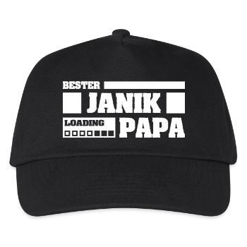 Janik as a first name - Kids’ Baseball Cap - black - Front