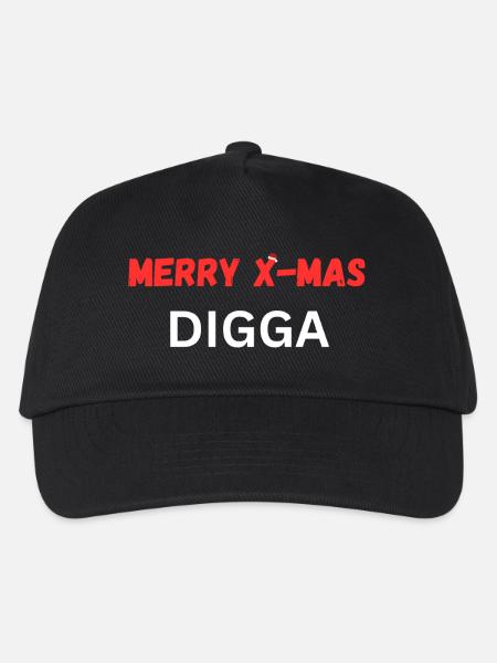 MERRY X-MAS DIGGA - Kinder Basecap - Schwarz