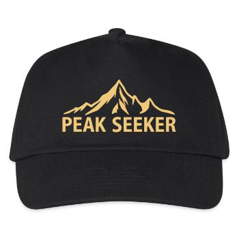 Peak Seeker Alpine Mountains - Kids’ Baseball Cap - black - Front