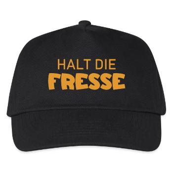 Shut Up - Cool Saying - Kids’ Baseball Cap - black - Front