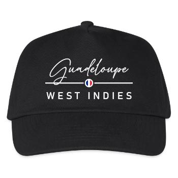 Guadeloupe - France - West Indies - Karibik - Kinder Basecap - Schwarz - Vorne