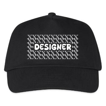 Gift for Designer - Kids’ Baseball Cap - black - Front